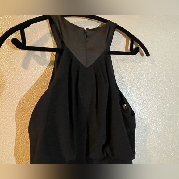 Halston Heritage NWT Halter Black Dress - Picture 7 of 8